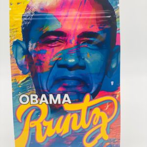 50 Obama Runtz 3.5 gram empty Mylar bags