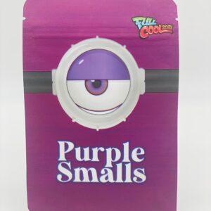 50 Purple Smalls 3.5 gram empty Mylar bags