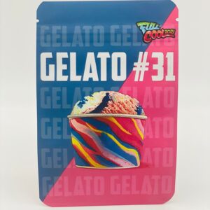 50 Gelato #31  3.5 gram empty Mylar bags