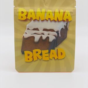 50 Banana Bread 3.5-gram empty Mylar bags