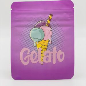 50 Ice Cream Gelato 3.5 gram empty Mylar bags