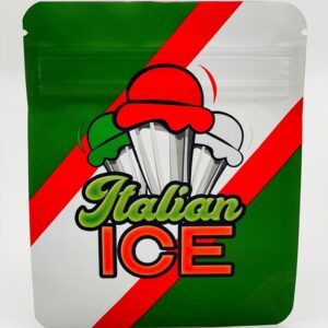 50 Italian Ice  3.5 gram empty Mylar bags