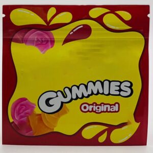 50 Gummies Original 3.5-gram Empty Mylar bags