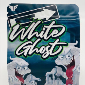 50 Whtie Ghost 3.5-gram empty Mylar bags