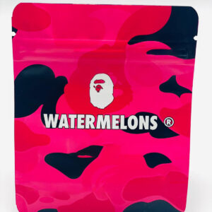 50 Watermelons 3.5-gram empty Mylar bags