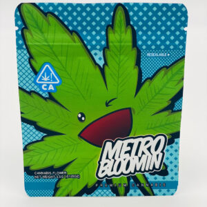 50 Metro Bloomin 3.5-gram empty Mylar bags