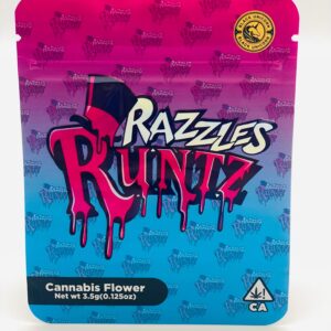 50 Razzlez Runtz 3.5-gram empty Mylar bags