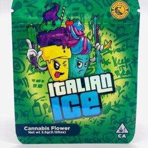 50 Italian Ice 3.5-gram Empty Mylar bags