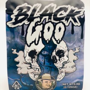 50 Black Goo 3.5-gram Empty Mylar bags