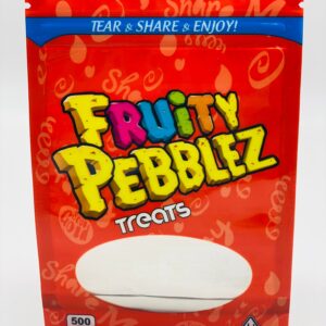 50 Fruity Pebblez 3.5-gram empty Mylar bags