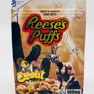 50 Reese’s Puffs 3.5-gram empty Mylar bags