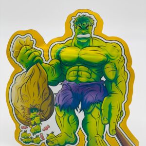 50 Hulk 3.5-gram Empty Mylar bags