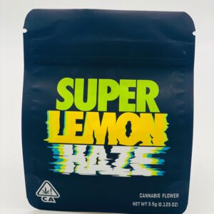 50 Super Lemon Haze 3.5-gram empty Mylar bags