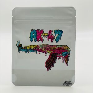 50 AK-47 3.5-gram empty Mylar bags