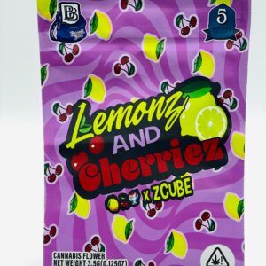 50 Lemonz and Cherriez 3.5-gram empty Mylar bags