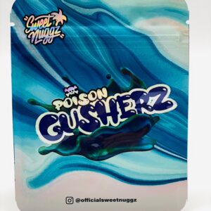 50 Gusherz 3.5-gram empty Mylar bags