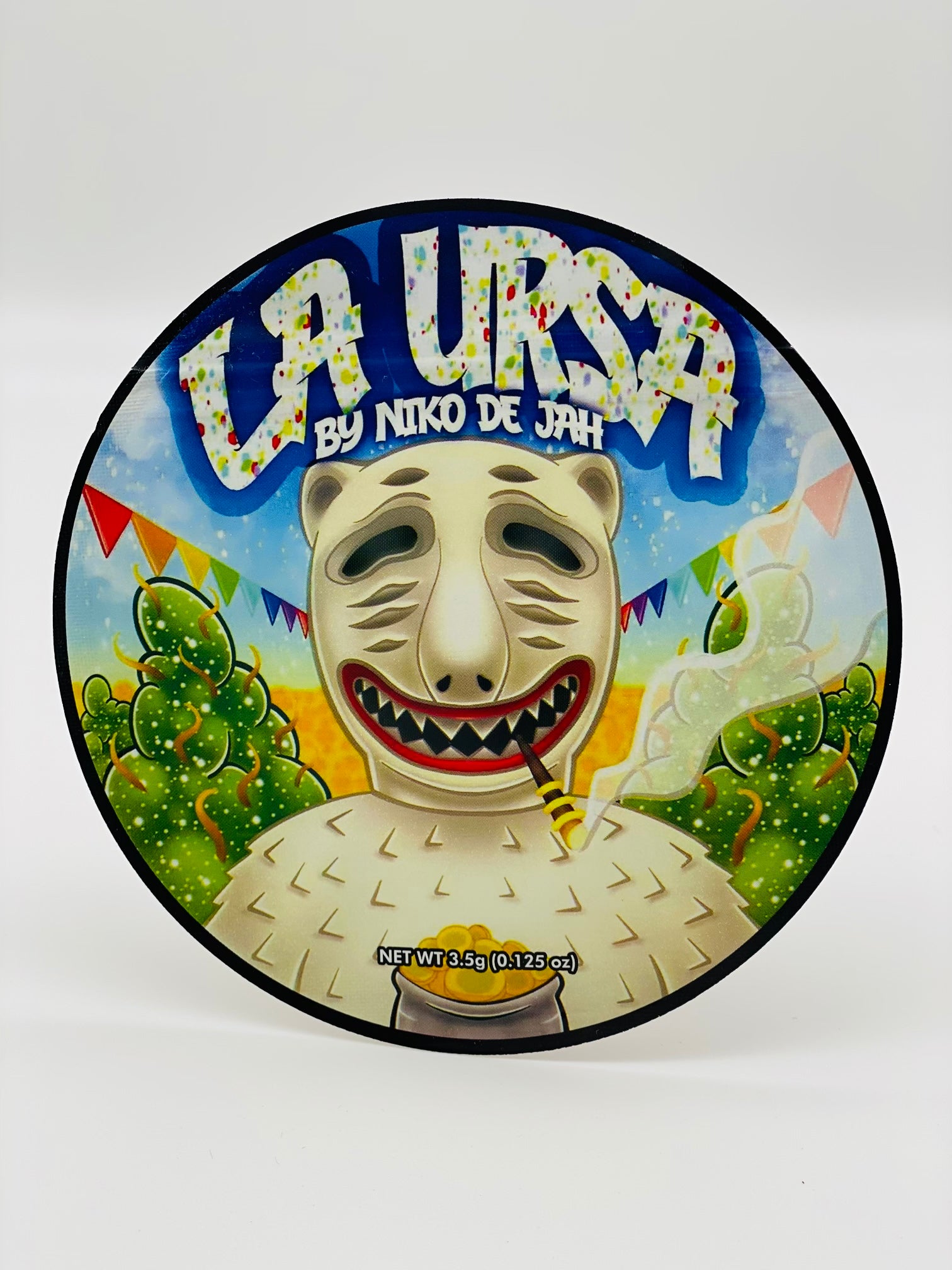 50 LA Ursa 3.5-gram empty Mylar bags