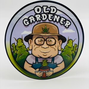 50 Old Gardener 3.5-gram empty Mylar bags