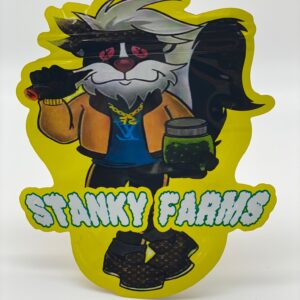 50 Stanky Farms 3.5-gram empty Mylar bags