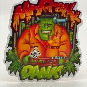 50 Mr. Frank Dank 3.5-gram empty Mylar bags