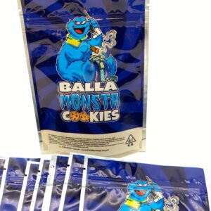 Balla Monsta Cookies Empty Bags 3.5 gram