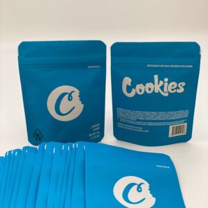 Cookies Blue Empty Bags 3.5 gram