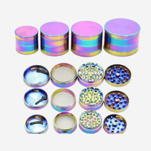 4 Part Rainbow Herb Grinder