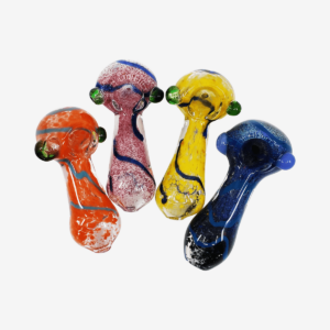 3.5″ Single Frit with Beads Handpipe