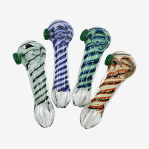 4.5″ Fumed Swirl Hand pipe