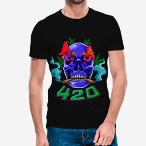  [5 Units] 420 Skull T-Shirt Pack