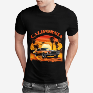 CALIFORNIA Half Sleeve T-shirt Printed