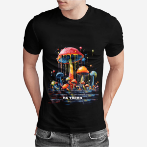 DRIPPY MUSHROOM Half Sleeve T-shirt