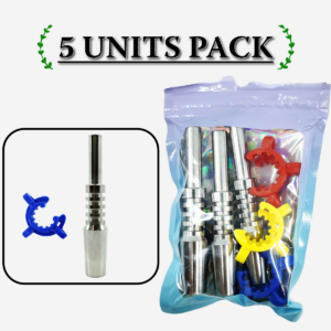 14mm Titanium Nail Pack with Clippers [5 Units]