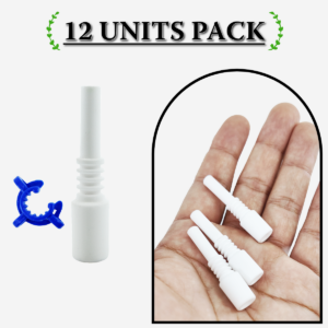 10 mm Ceramic Nail Pack with Clippers [12 Units]