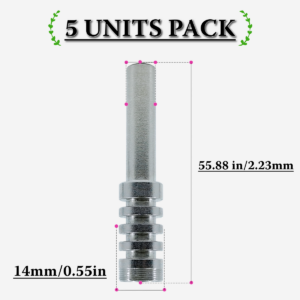 14mm Screw Titanium Nail Pack [5 Units]