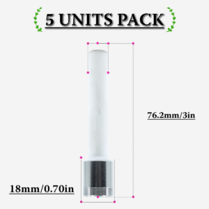 18 mm Screw Ceramic Nail Pack [5 UNITS]